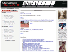 Tablet Screenshot of marathoncanada.com